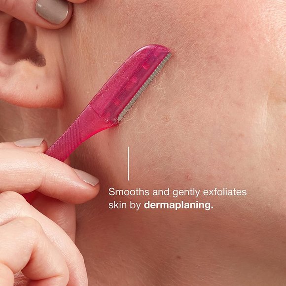 Schick Hydro Silk Touch-Up Exfoliating Dermaplaning Tool Face & Eyebrow Razor - Picture 5 of 10